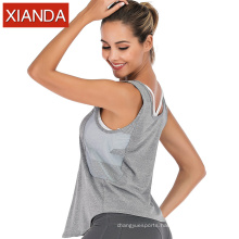 New Style Women Yoga Tank Tops Mesh Gym T shirt Sports Sexy Womens Activewear